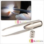 Пинцет для бровей Buyincoins c подсветкой Led Light Eyelash Eyebrow Hair Removal Tweezer Пинцет для бровей Buyincoins c подсветкой Led Light Eyelash Eyebrow Hair Removal Tweezer