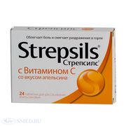Таблетки от кашля Strepsils С согревающим эффектом