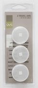 Дорожные емкости для косметических кремов QVS 3 travel jars (15 gm) + set of ID labels Дорожные емкости для косметических кремов QVS 3 travel jars (15 gm) + set of ID labels