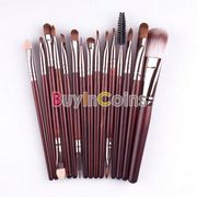 Кисти для макияжа Buyincoins 15Pcs Pro Make Up Brush Set Kit Foundation Eyeshadow Mascara Lip Brush