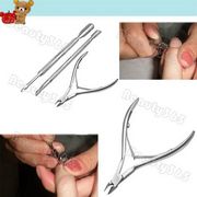 Кусачки Aliexpress    Stainless Steel Nail Tool Cuticle Nipper Spoon Cuticle Pusher Remover Cutter Clipper