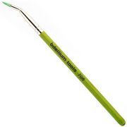 Кисть для гелевой подводки Bdellium Tools Pink Bambu Series, Eyes 708, 1 Bent Eyeliner Brush