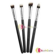 Кисти для макияжа Buyincoins Silver Soft Synthetic Small Cosmetic Blending Foundation Concealer Brushes Set 01