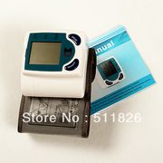Тонометр  Aliexpress Free shipping Digital Wrist Blood Pressure Monitor & Heart Beat Meter #8276