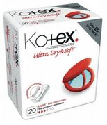 Прокладки Kotex Ultra Dry&Soft Light без крылышек