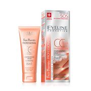 CC Cream Eveline комплексный успокаивающе-увлажняющий крем для сосудистой кожи 8 в 1 CC Cream Eveline комплексный успокаивающе-увлажняющий крем для сосудистой кожи 8 в 1